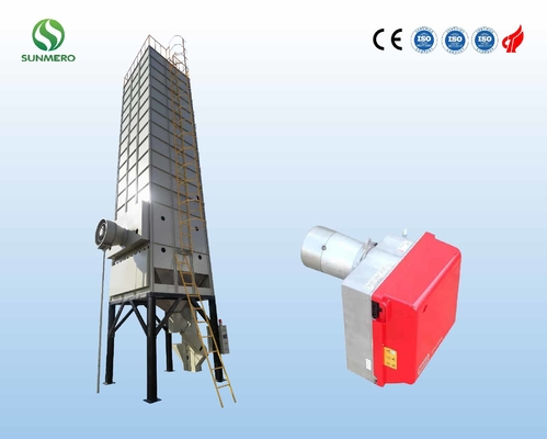 Secador de grão horizontal do trigo da aprovação 15T do CE, equipamento de processamento da grão