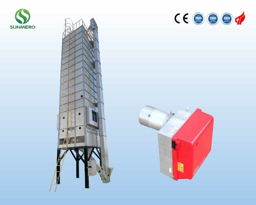 Secador de grão horizontal do trigo da aprovação 15T do CE, equipamento de processamento da grão
