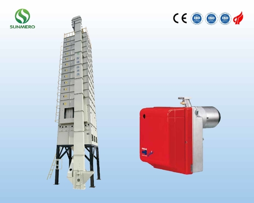 Secador de grão horizontal do trigo da aprovação 15T do CE, equipamento de processamento da grão