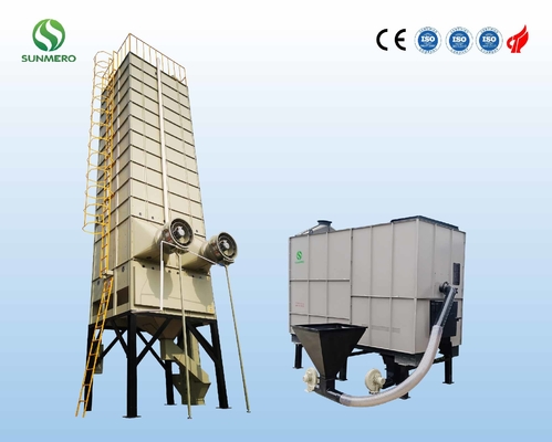 Paddy Grain Dryer multifuncional, secador de grão do fluxo transversal para o processamento do arroz