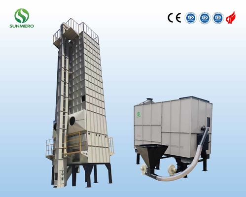 Secador de grão de aço inoxidável vertical do grupo 60 toneladas para Paddy Drying