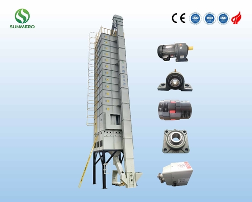 Secador de grão industrial de múltiplos propósitos vertical mecânico de 15 toneladas