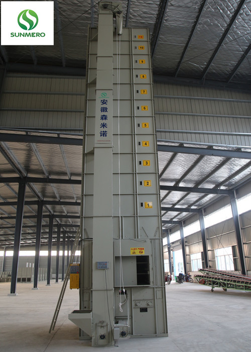 eficiência de secagem alta dos secadores do grupo do milho do fluxo 5.5kW transversal de 15 toneladas